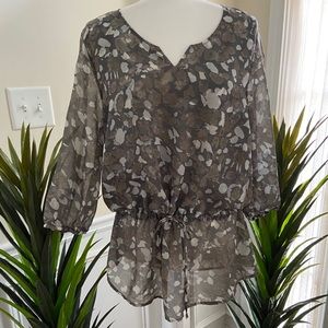 Print blouse